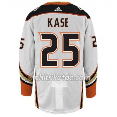 Anaheim Ducks Trikot KASE 25 Adidas Weiß Authentic - Herren